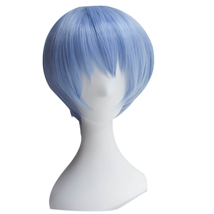 Neon Genesis Evangelion EVA  Ayanami Rei Blue Short Cosplay Wig
