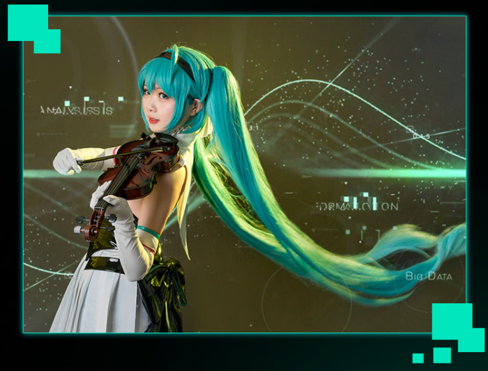 Vocaloid Miku Symphony Cosplay Costume