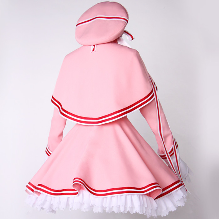 Cardcaptor Sakura Clear Card Pink Cosplay Costume