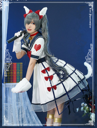 Black Bulter Kuroshitsuji Ciel Phantomhive Idol Sing Dress Cosplay Costume