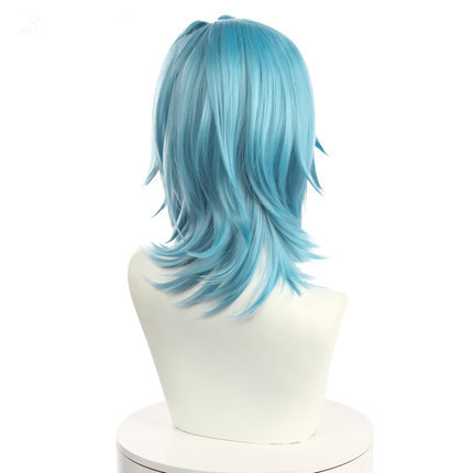 Genshin Impact Eula Blue Cosplay Wig