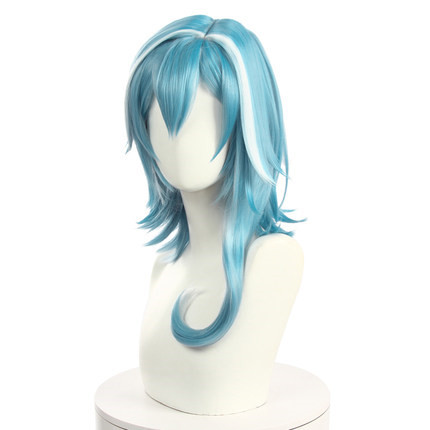 Genshin Impact Eula Blue Cosplay Wig