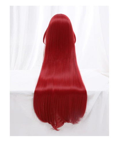 Arknights Surtr Dark Red Long Cosplay Wig