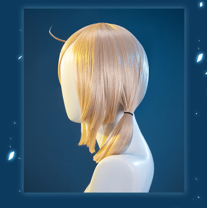 Genshin Impact Cute Klee Gold Cosplay Wig