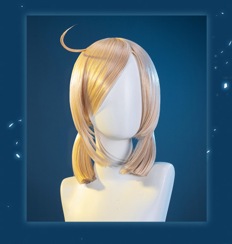 Genshin Impact Cute Klee Gold Cosplay Wig