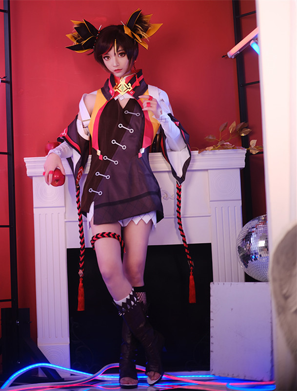 Genshin Impact Xin Yan Cosplay Costume