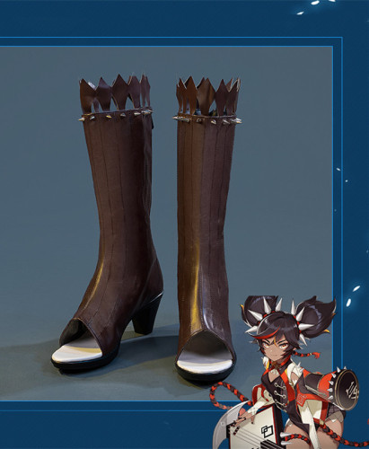 Genshin Impact Xin Yan Cosplay Boots