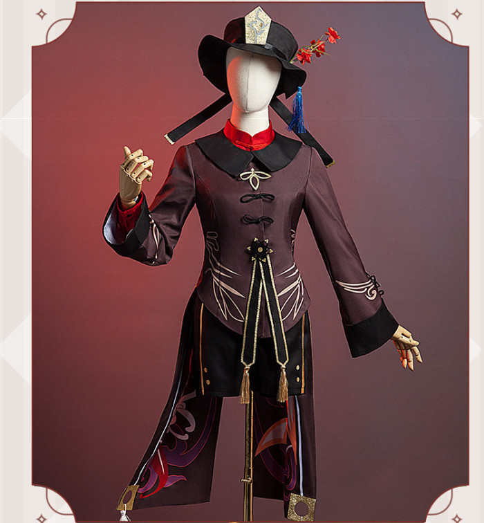 Genshin Impact Hu Tao Cosplay Costume