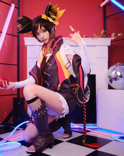 Genshin Impact Xin Yan Cosplay Costume
