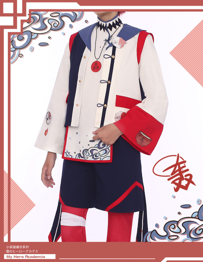 My Hero Academia Todoroki Shoto Male Cosplay Costume