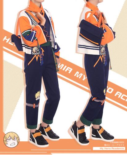 My Hero Academia Bakugou Katsuki Male Cosplay Costume