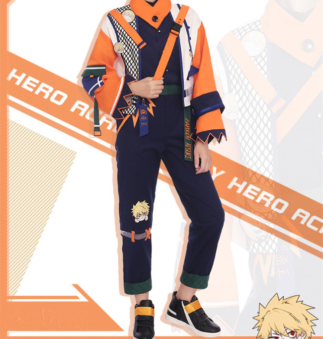 My Hero Academia Bakugou Katsuki Male Cosplay Costume