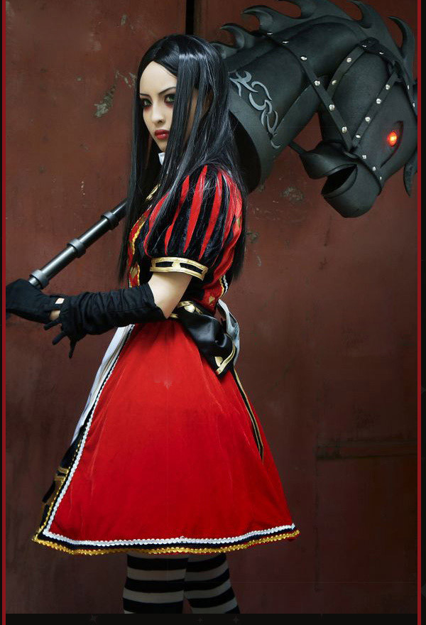 Alice: Madness Returns Royal Poker Maid Cosplay Costume