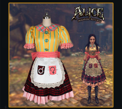 Alice: Madness Returns Doll Maid Cosplay Costume