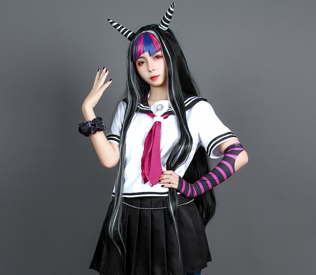 Danganronpa 2: Trigger Happy Havoc Mioda Lbuki Cosplay Wig