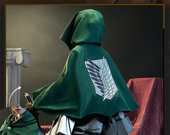 US$ 48.99 - Attack On Titan Survey Corps Wings of Freedom Embroidery Cape  Cosplay Costume - www.cosplaylight.com
