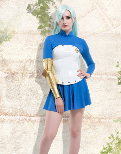 The Seven Deadly Sins 2 Elizabeth Liones Cosplay Costume