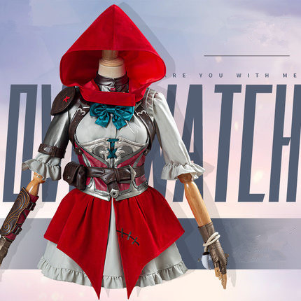 Overwatch Ashe Little Red Riding Hood Cosplay Costume