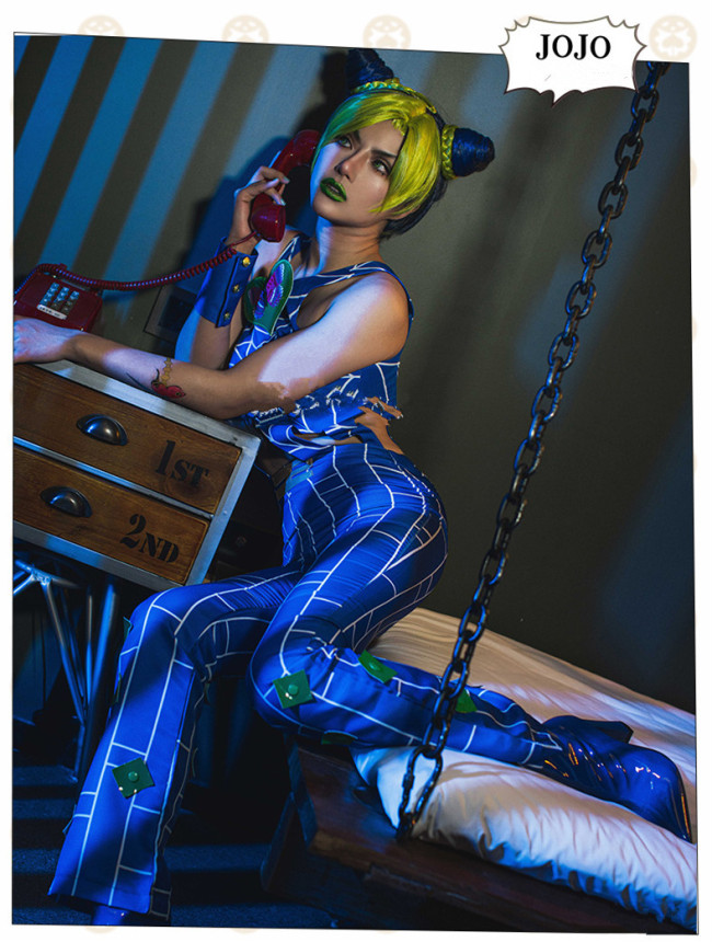 JoJo's Bizarre Adventure Stone Ocean Jolyne Cujoh Cosplay Costume