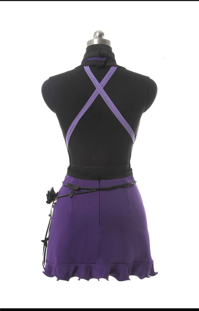 Final Fantasy VII Remake Tifa Lockhart Purple Dress Swimsuit Cosplay Costume