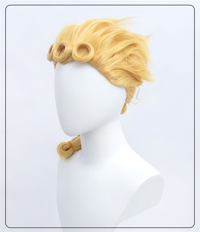 JoJo's Bizarre Adventure Golden Wind Giorno Giovanna Cosplay Wig