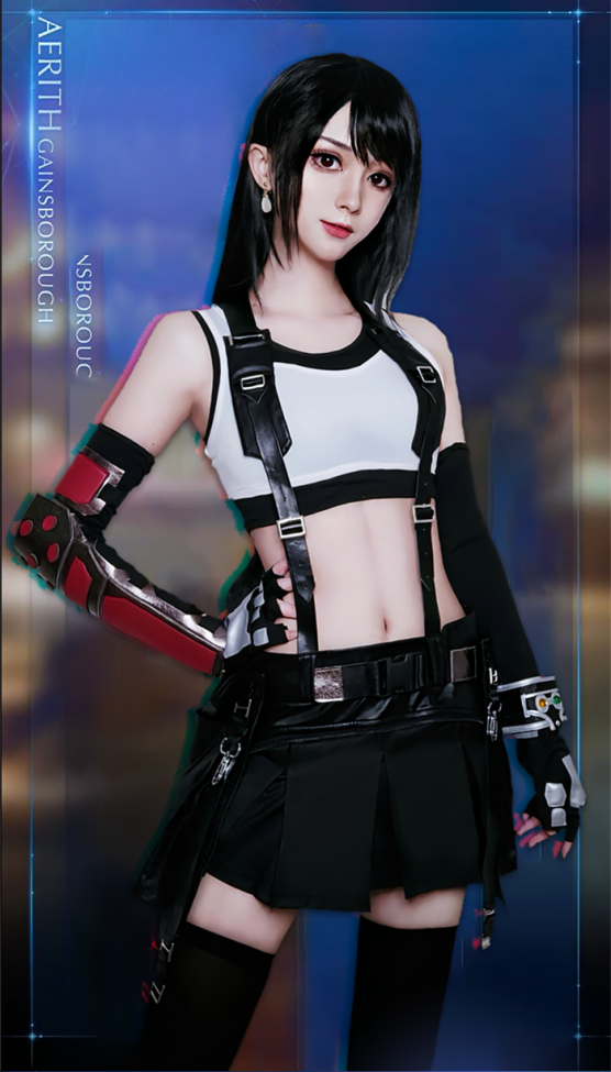 Final Fantasy VII Remake Tifa Lockhart Cosplay Costume