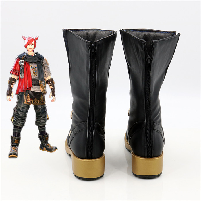 Final Fantasy XIV 14 G'raha Tia Cosplay Boots