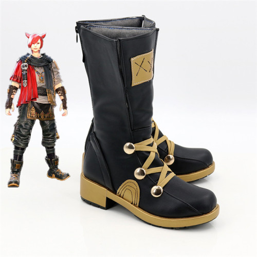 Final Fantasy XIV 14 G'raha Tia Cosplay Boots