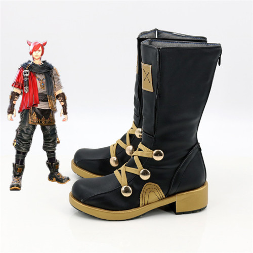 Final Fantasy XIV 14 G'raha Tia Cosplay Boots