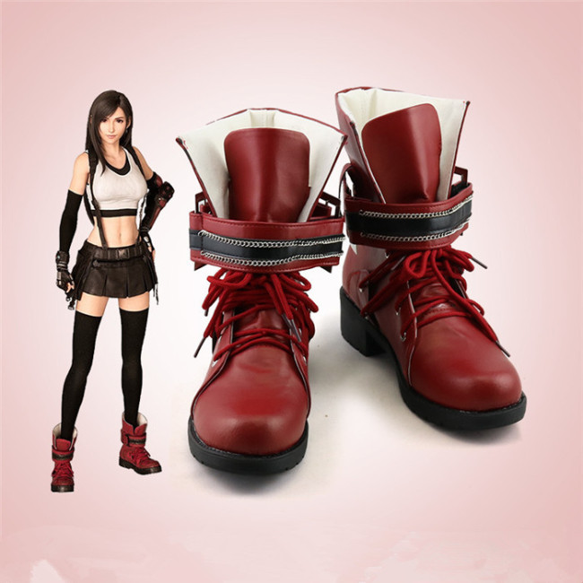 Final Fantasy VII Remake Tifa Lockhart Cosplay Ankle Boots