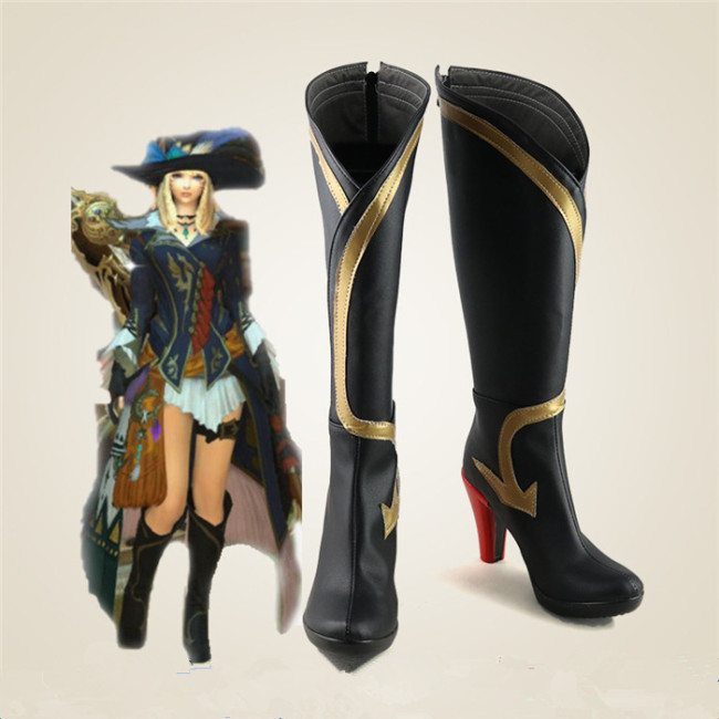 Final Fantasy XIV 14 Gleeman Cosplay Boots