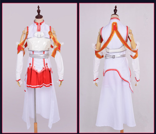 Sword Art Online Yuuki Asuna Cosplay Costume