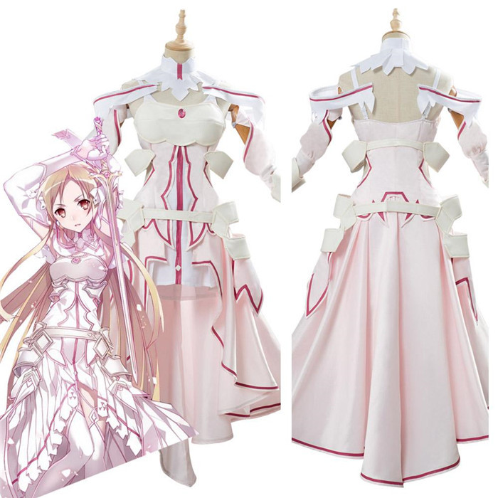 Sword Art Online Alicization War of Underworld Yuuki Asuna Cosplay Costume