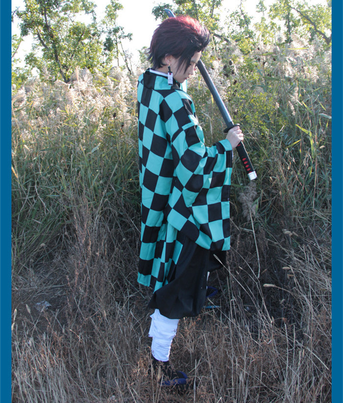 Demon Slayer Kimetsu no Yaiba Kamado Tanjirou Cosplay Costume