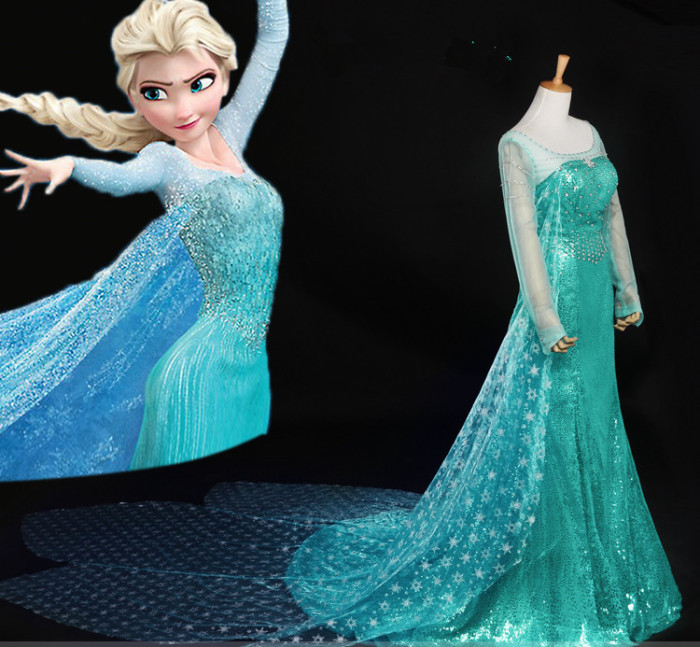 Frozen Elsa Cosplay Costume