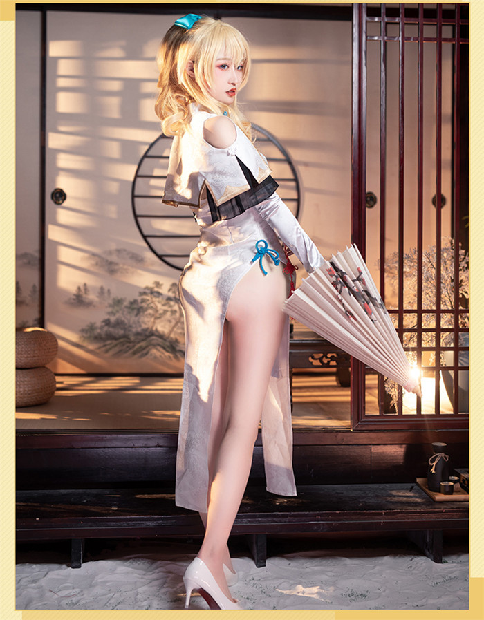 Genshin Impact Jean Guernhild Cheongsam Cosplay Costume