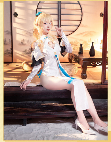 Genshin Impact Jean Guernhild Cheongsam Cosplay Costume