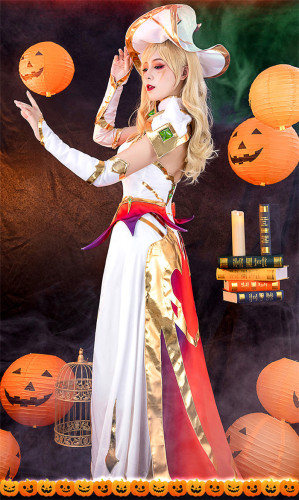 League of Legends LOL Morgana Halloween Cosplay Costume