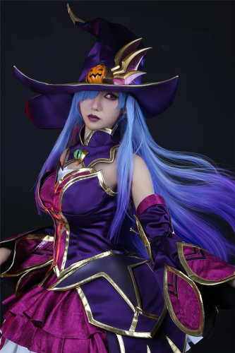 League of Legends LOL Syndra Halloween Witch Cosplay Costume