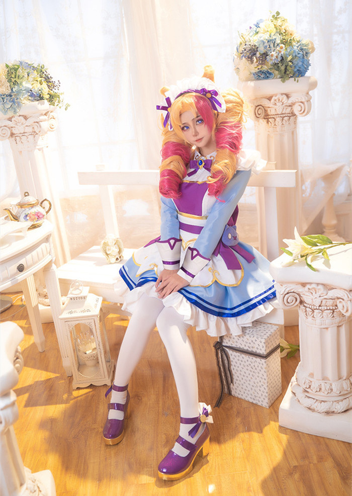 League of Legends LOL Coffee Sweetie Gwen Maid Cosplay Costume
