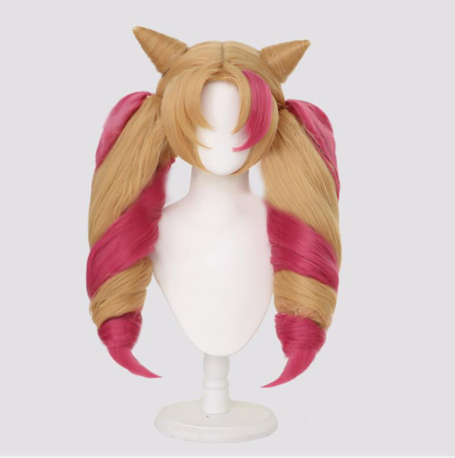 League of Legends LOL Coffee Sweetie Gwen Maid Cosplay Wig