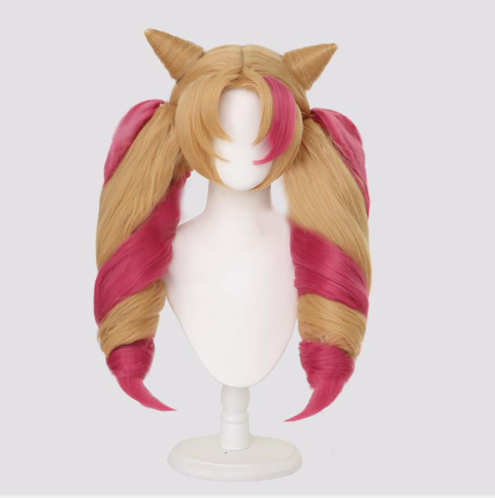 League of Legends LOL Coffee Sweetie Gwen Maid Cosplay Wig