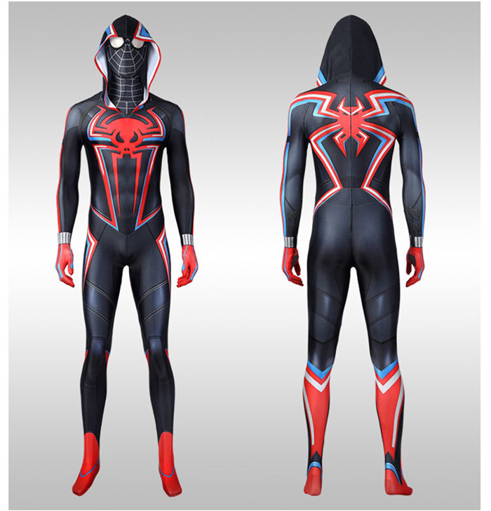 Costume De Cosplay D'anime Spiderman Miles Morales, Body Zentai D