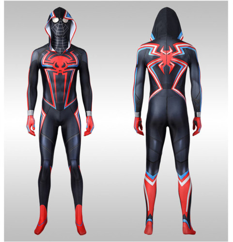 Marvel Spider Man Miles Morales Zentai Suit Jumpsuit Halloween Cosplay Costume