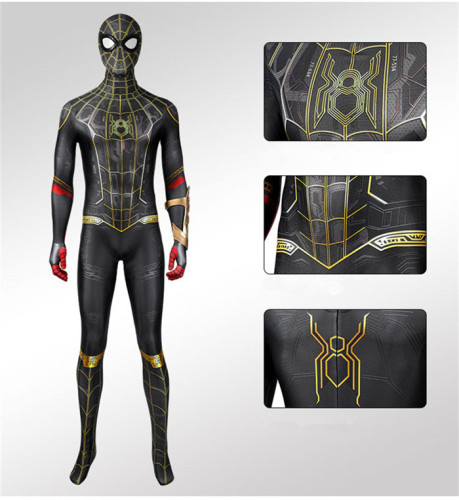 Marvel Spider-Man 3: No Way Home Peter Parker Zentai Suit Jumpsuit Halloween Cosplay Costume