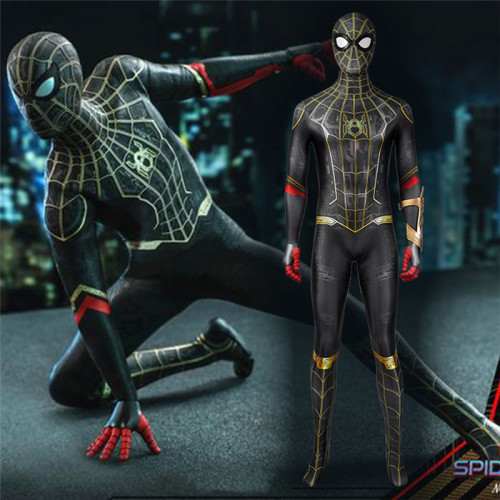 Marvel Spider-Man 3: No Way Home Peter Parker Zentai Suit Jumpsuit Halloween Cosplay Costume