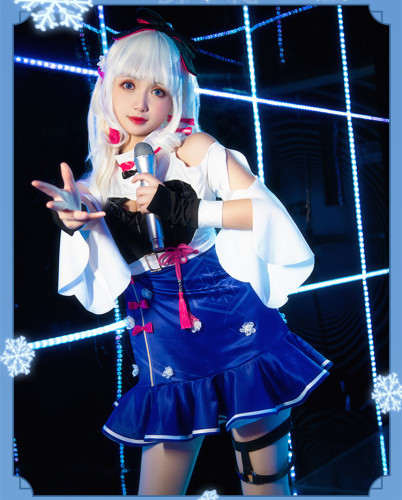Genshin Impact lnazuma Kamisato Ayaka Birthday Party Cosplay Costume