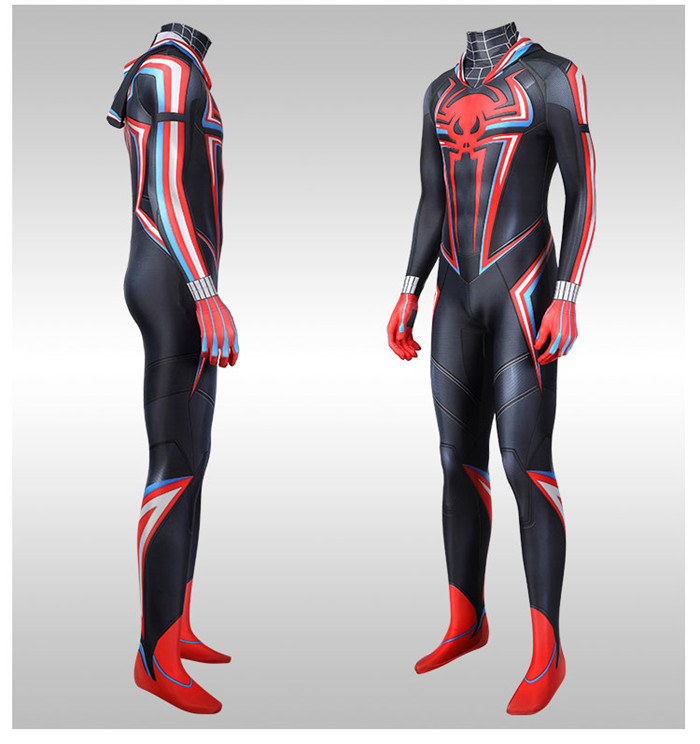 Marvel Spider Man Miles Morales Zentai Suit Jumpsuit Halloween Cosplay Costume