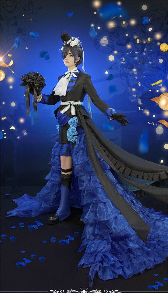 US$ 169.99 - Black Bulter Kuroshitsuji Ciel Phantomhive Formal Dress  Cosplay Costume - www.cosplaylight.com