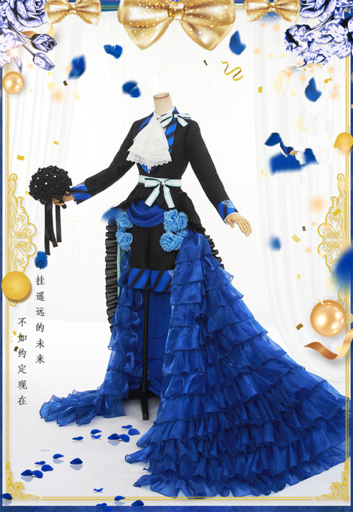 Black Bulter Kuroshitsuji Ciel Phantomhive Formal Dress Cosplay Costume